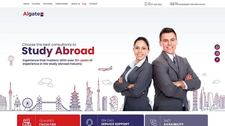 Education Consultant Web Designer Kerala