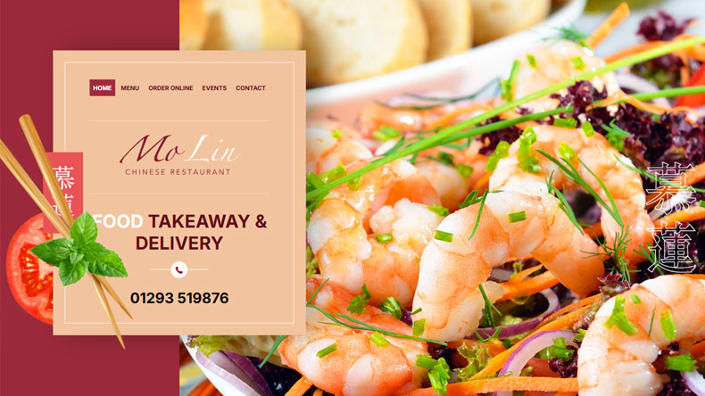 Restaurant web design UK