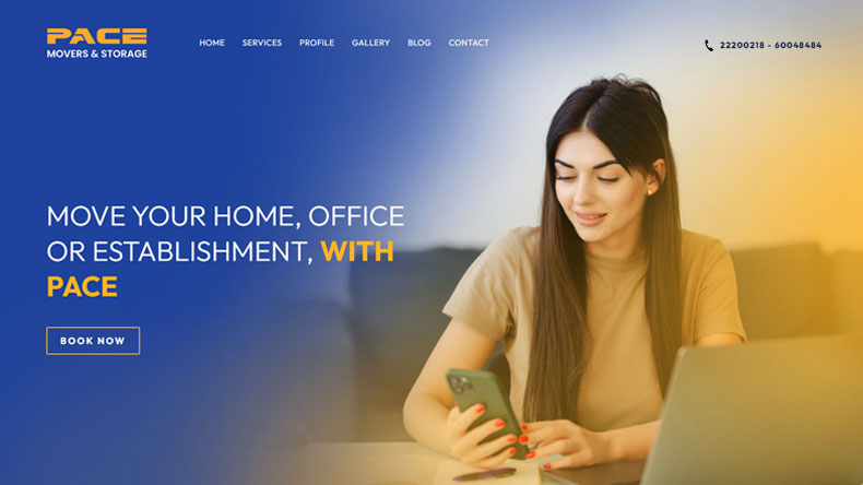 moving company web design 