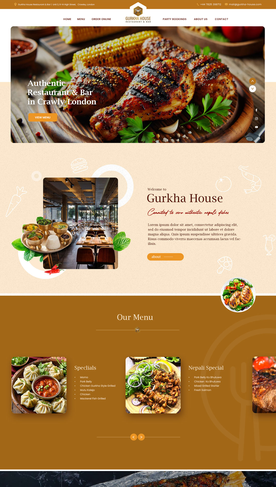 Restaurant web designer Kerala