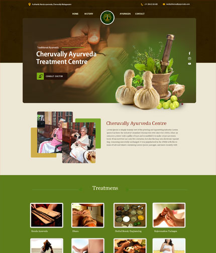 Ayurveda Web Design