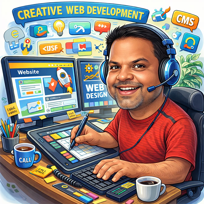 Rajesh Nair, Freelance Web Designer Dubai