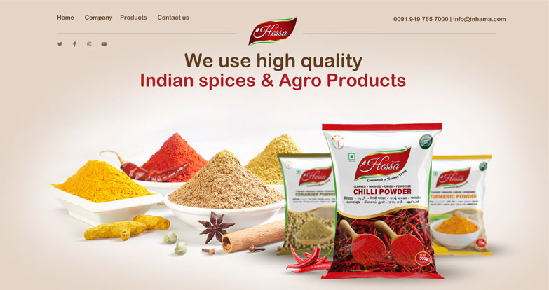Food product web design